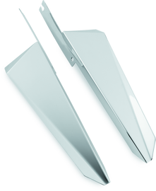 Bikers Choice 83-13 FLH Chrome Wind Deflectors Replaces H-D 58121-85B