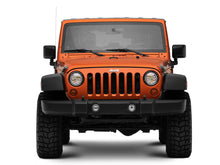 Load image into Gallery viewer, Raxiom 97-18 Jeep Wrangler TJ/JK Axial Spider LED Headlight w/ Amber DRL- Chrome Hsng (Clear Lens)