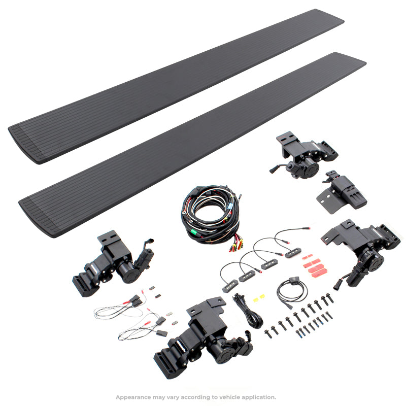 RealTruck 2024 Toyota Tacoma CC 4dr VoltStep Electric Running Board Kit (No Drill) - Tex. Blk