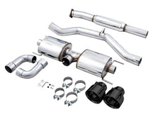 Load image into Gallery viewer, AWE Subaru BRZ/ Toyota GR86/ Toyota 86 Touring Edition Cat-Back Exhaust- Diamond Black Tips