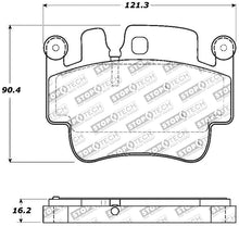 Load image into Gallery viewer, StopTech Performance 00-07 Porsche Boxster S / 06-07 Cayman / 99-05 911 Carrera Front Brake Pads