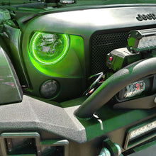 Load image into Gallery viewer, Oracle 7in High Powered LED Headlights - Black Bezel - Dynamic - Dynamic SEE WARRANTY