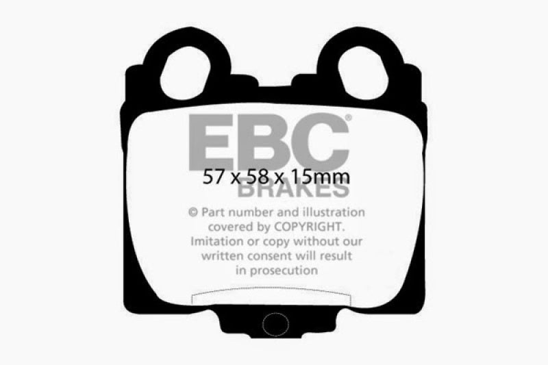 EBC 98-05 Lexus GS300 3.0 Yellowstuff Rear Brake Pads