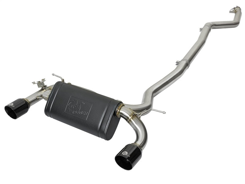 aFe MACHForce XP Exhausts Cat-Back SS 16-17 BMW 340i/iX 440i/iX (F3X) L6-3.0L (B58) w/Black Tips