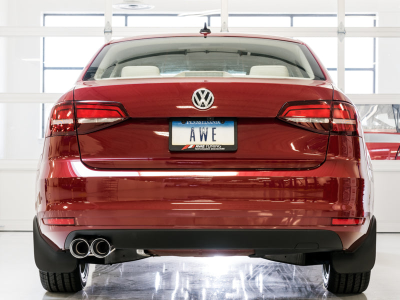 AWE Tuning 09-14 Volkswagen Jetta Mk6 1.4T Touring Edition Exhaust - Chrome Silver Tips