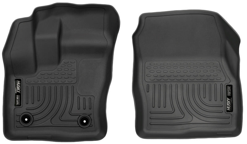 Husky Liners 2014-2015 Ford Transit Connect WeatherBeater Front Black Floor Liners