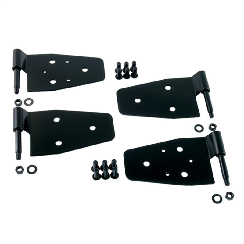 Rugged Ridge 87-06 Jeep Wrangler Black Door Hinge Kit