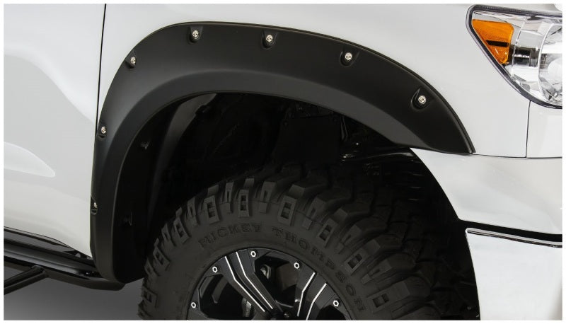 Bushwacker 07-13 Toyota Tundra Fleetside Pocket Style Flares 4pc 97.6/78.7/66.7in Bed - Black