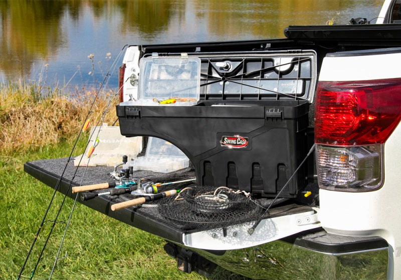 UnderCover 05-20 Toyota Tacoma Passengers Side Swing Case - Black Smooth