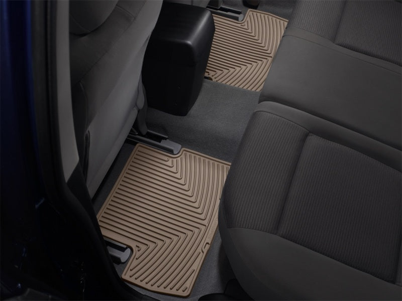 WeatherTech 07+ Volvo S80 Rear Rubber Mats - Tan