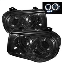 Load image into Gallery viewer, Spyder Chrysler 300C 05-10 Projector Headlights LED Halo LED Smke (Not Included) PRO-YD-C300C-HL-SM