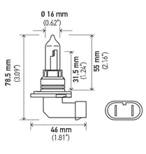 Load image into Gallery viewer, Hella Optilux HB3 9005 12V/65W XY Xenon Yellow Bulb