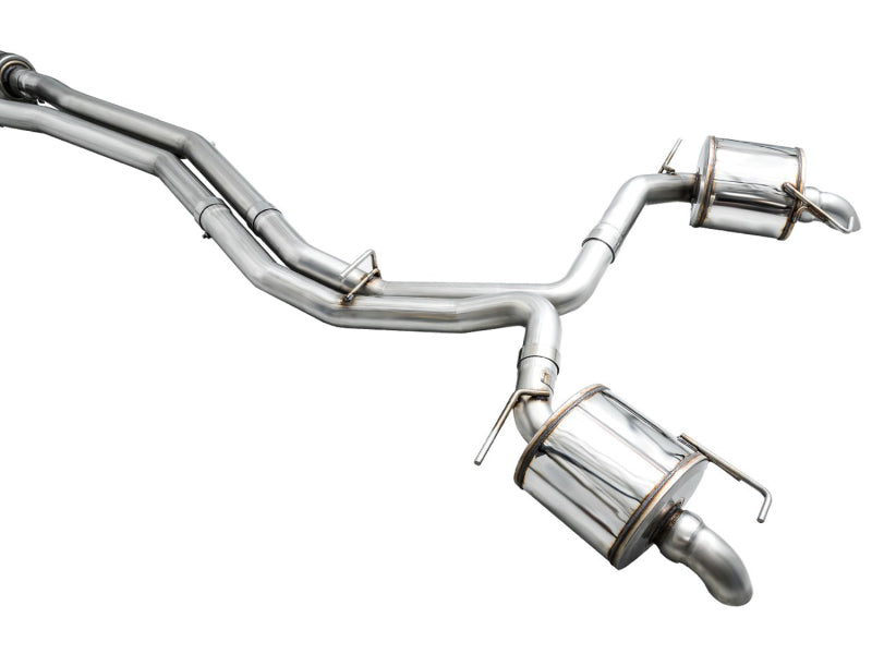 AWE Audi 2019-2023 C8 A6/A7 3.0T Touring Edition Cat-back Exhaust- Turn Downs