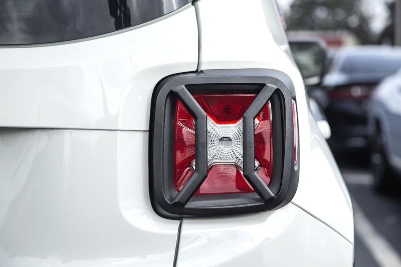 Rugged Ridge 15-18 Jeep Renegade BU Black Tail Light Euro Guards