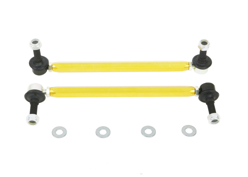 Whiteline 18-19 Kia Stinger Front Sway Bar Link Assembly Heavy Duty Adjustable Steel Ball