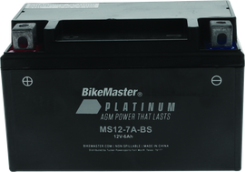 BikeMaster AGM Battery - MS12-7A-BS