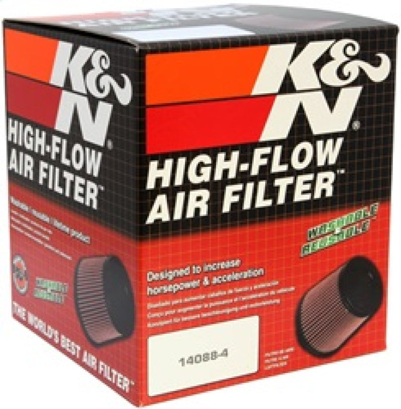 K&N Cone Filter 5in ID 6.5in base 4.5in top 5.625in height carbon fiber look