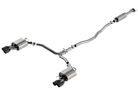 Borla 18-20 Toyota Camry XSE 3.5in Tip Dual Split Rear Exit Cat Back S-Type Exhaust Black Chrome