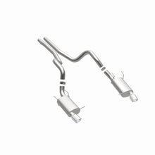 Load image into Gallery viewer, MagnaFlow 13 Ford Mustang Dual Split Rear Exit Stainless Cat Back Performance Exhaust (Street)