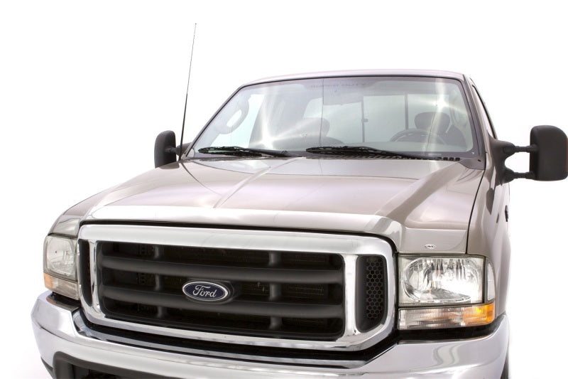 AVS 99-07 Ford F-250 Aeroskin Low Profile Hood Shield - Chrome