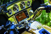 Load image into Gallery viewer, Kuryakyn Tri-Line Gauge Trim 14-Up Touring Models Chrome