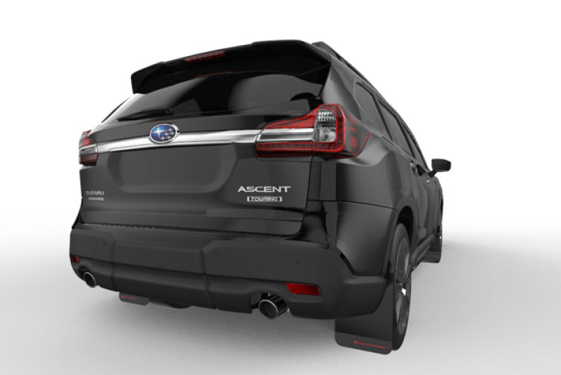 Rally Armor 18-24 Subaru Ascent Black UR Mud Flap w/Grey Logo