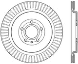 StopTech Premium High Carbon 13-14 Ford Mustang/Shelby GT500 Right Rear Disc Slotted Brake Rotor