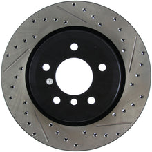 Load image into Gallery viewer, StopTech 06 BMW 330 / 07-09 BMW 335 Slotted &amp; Drilled Left Rear Rotor