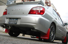 Load image into Gallery viewer, Rally Armor 02-07 Subaru WRX/STI/RS/2.5i (Wagons Req. Mod.) Red UR Mud Flap w/White Logo