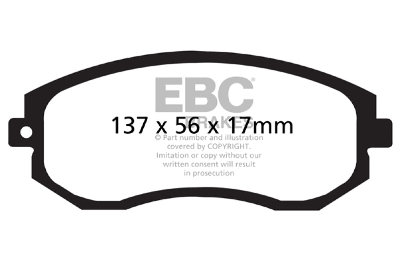 EBC 12+ Scion FR-S 2 Greenstuff Front Brake Pads