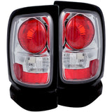 ANZO 1994-2001 Dodge Ram Taillights Chrome