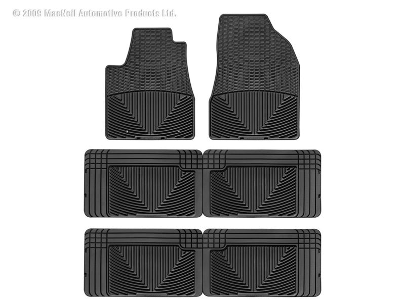 WT Rubber Mats - Rear - Blk