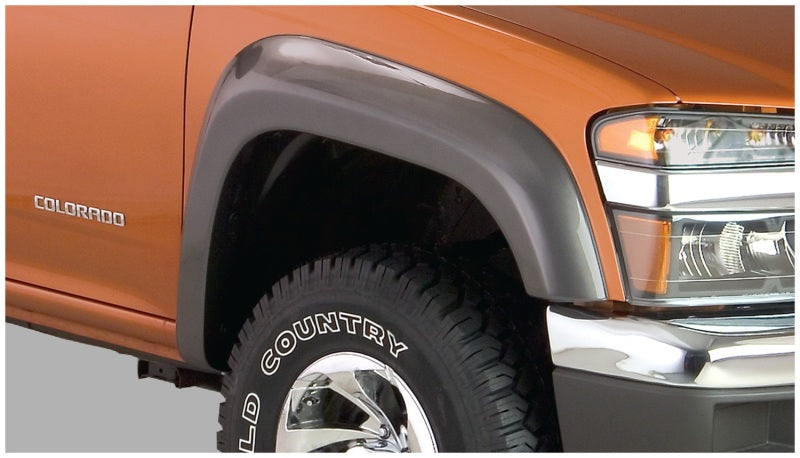 Bushwacker 04-12 GMC Canyon Extend-A-Fender Style Flares 2pc - Black