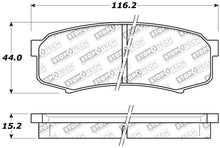 Load image into Gallery viewer, StopTech Performance 96-09 Lexus GX 470/LX 450/LX 470/LX 570 Rear Brake Pads