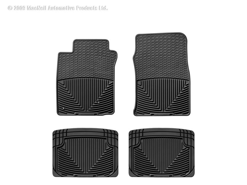 WT Rubber Mats - Rear - Blk