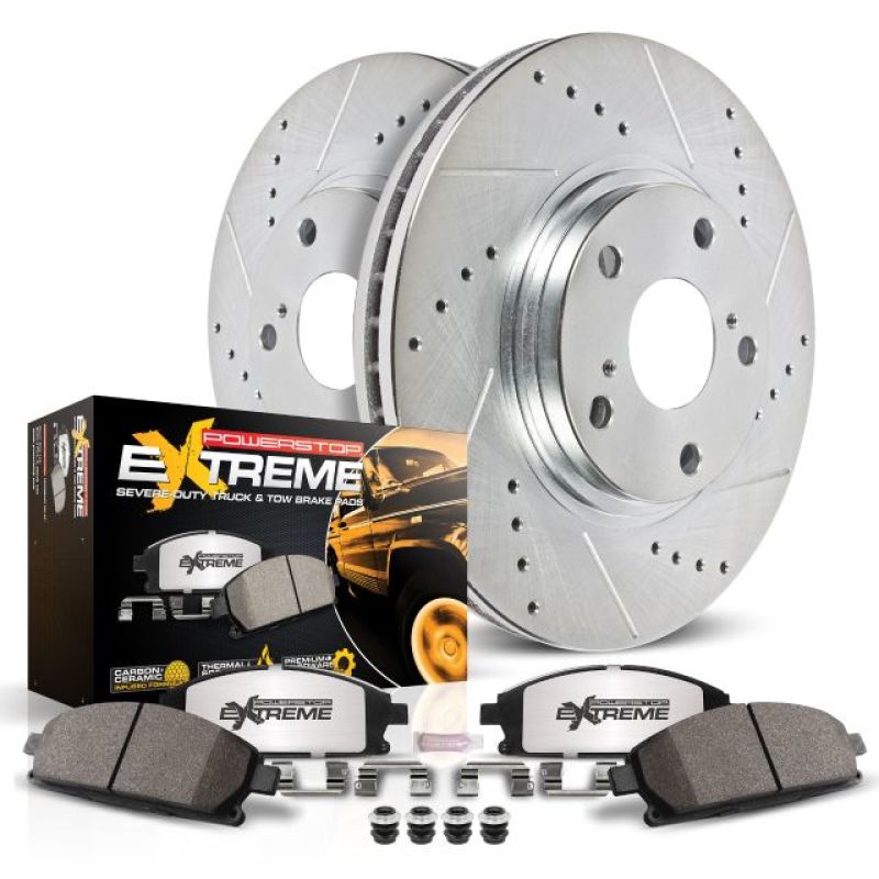 Power Stop 10-18 Ford Expedition Front Z36 Truck & Tow Brake Kit