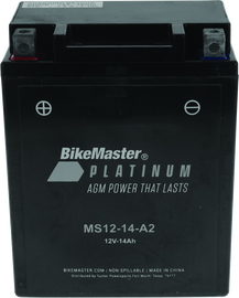 BikeMaster AGM Battery - MS12-14-A2