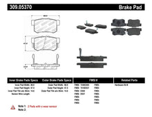 Load image into Gallery viewer, StopTech Performance 00-09 Honda S2000 / 92-07 Accord / 04-10 Acura TSX / 02-06 RSX Rear Brake Pads