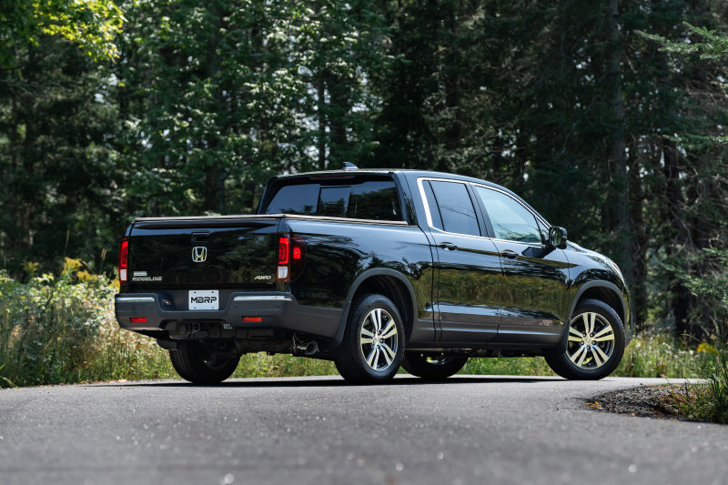 MBRP 17-20 Honda Ridgeline 3.6L Aluminized Steel 2.5in. Cat-Back Exhaust - Single Side