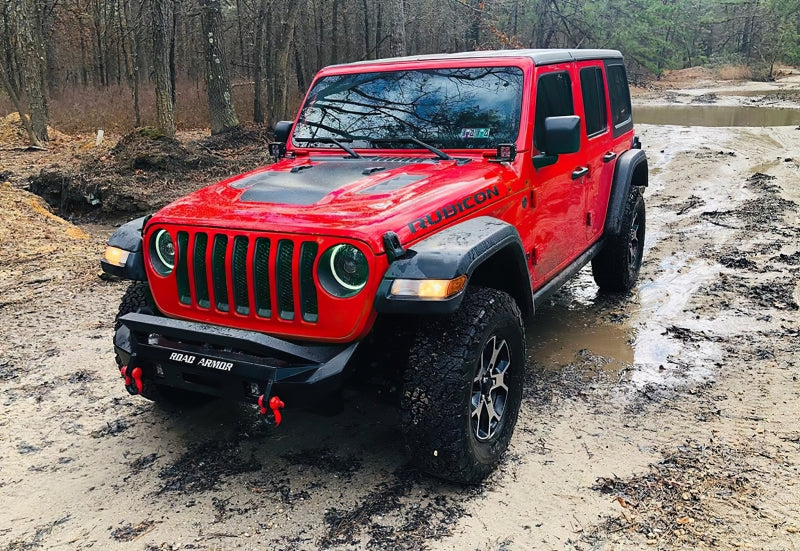 Oracle Oculus Bi-LED Projector Headlights for Jeep JL/Gladiator JT - Matte Blk - 5500K SEE WARRANTY