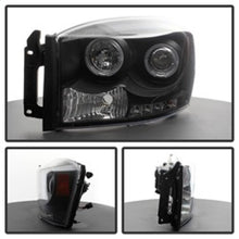 Load image into Gallery viewer, Spyder Dodge Ram 1500 06-08/Ram 2500 06-09 Projector Headlights LED Halo LED Blk PRO-YD-DR06-HL-BK