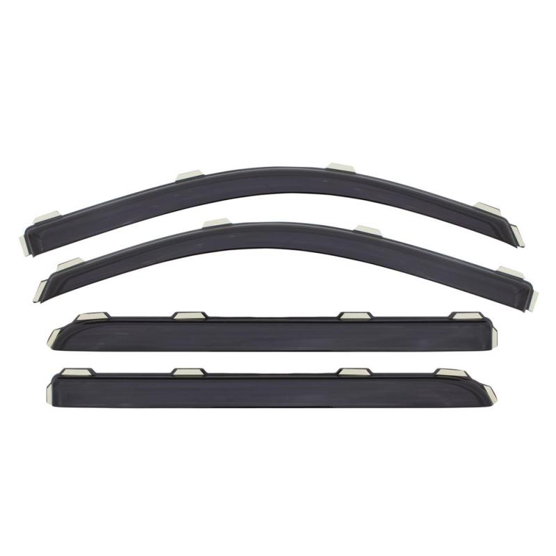 AVS 08-13 Cadillac CTS Ventvisor In-Channel Front & Rear Window Deflectors 4pc - Smoke