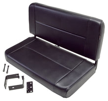 Load image into Gallery viewer, Rugged Ridge Fixed Rear Seat Black 55-95 Jeep CJ / Jeep Wrangler