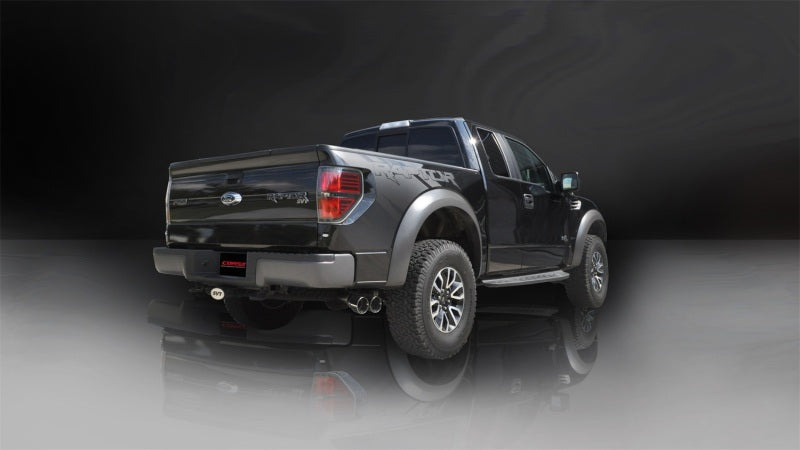 Corsa 2011-14 Ford F-150 Raptor 6.2L V8 144in Wheelbase Xtreme Cat-Back Resonator Delete Kit Exhaust