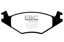 Load image into Gallery viewer, EBC 86-93 Volkswagen Cabriolet 1.8 Redstuff Front Brake Pads