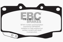 Load image into Gallery viewer, EBC 99-04 Toyota Tacoma 4WD 2.7 Yellowstuff Front Brake Pads