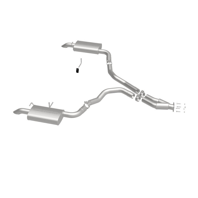 MagnaFlow 75-79 Chevy Corvette V8 5.7L Dual Split Rear Exit Stainless Cat-Back Perf Exhaust