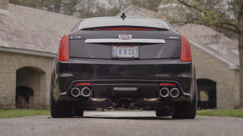 Stainless Works 2016-18 Cadillac CTS-V Sedan Catback System Resonated X-Pipe Dual-Mode Mufflers