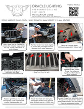 Load image into Gallery viewer, Oracle Pre-Runner Style LED Grille Kit for Jeep Gladiator JT - White SEE WARRANTY