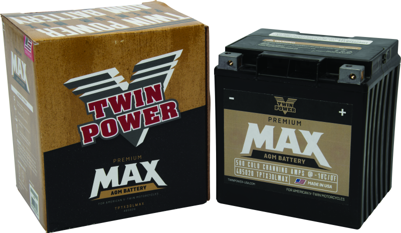 Twin Power GYZ-32HL Premium MAX Battery Replaces H-D 66010-97A Made in USA